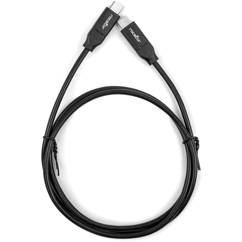 Rocstor Premium USB-C Charging Cable 1m 3ft - Up to 100W PD-M/M-Black - Thumbnail 5