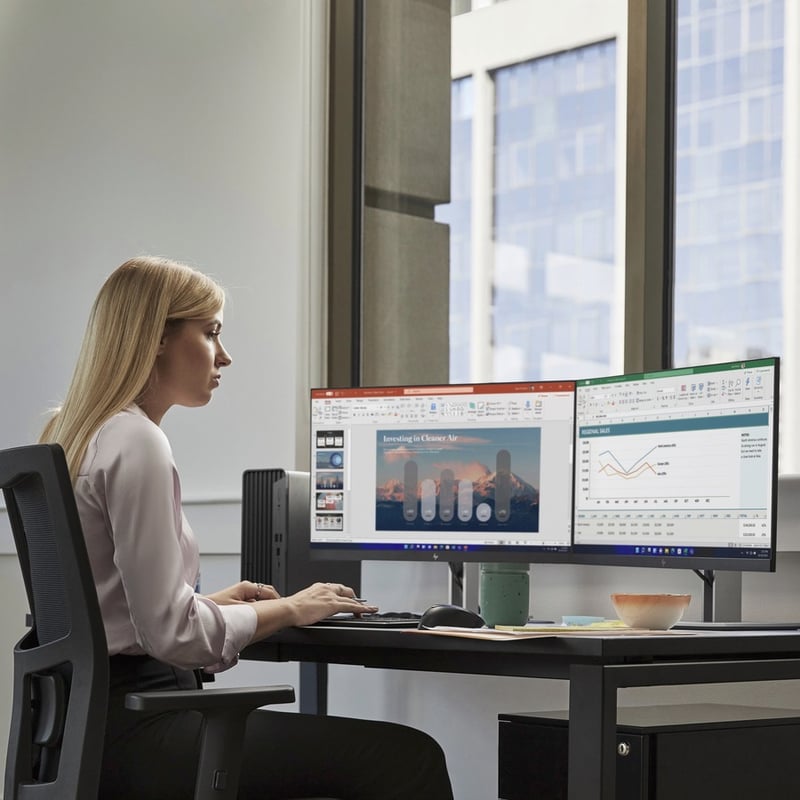 HP Business Desktop Pro SFF 400 G9 Desktop Computer - Intel Core i5 12th Gen i5-12500 - 16 GB RAM DDR4 SDRAM - 256 GB SSD - Small Form Factor - Thumbnail 3