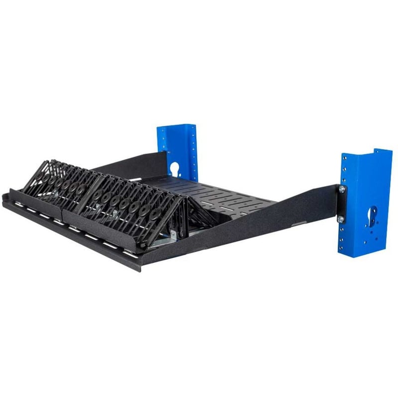 Rack Solutions 8-Unit V2 Phone/Tablet Bracket Set 2-Pack for Modular Shelf - Thumbnail 4