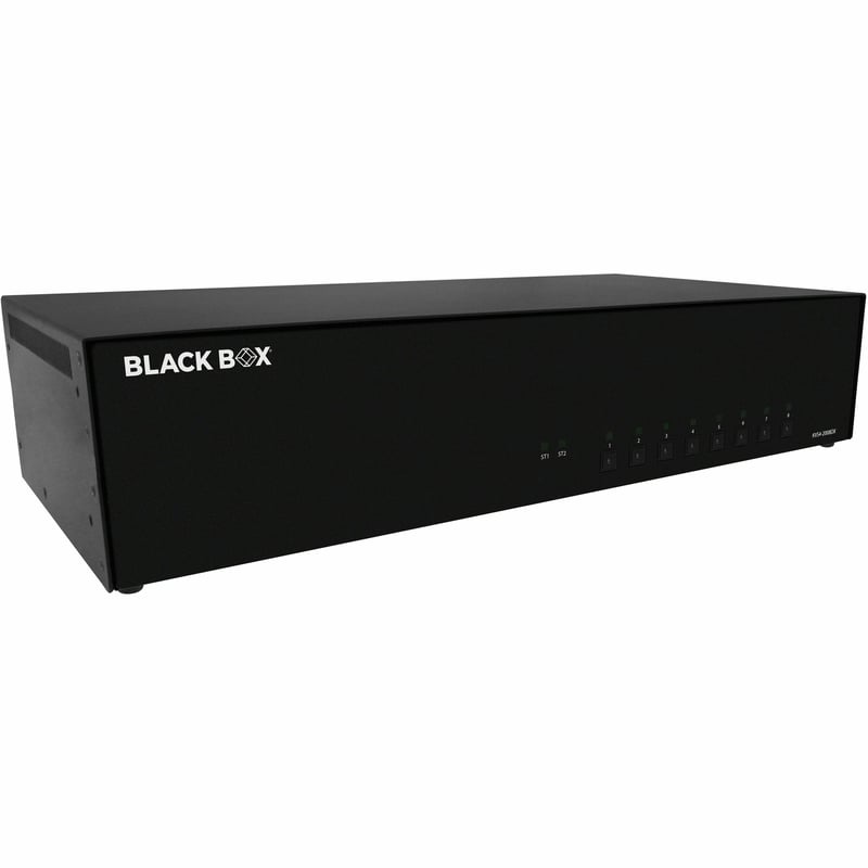 Black Box KVM Switch, NIAP 4.0 Certified - 8-Port, Dual-Monitor, DVI-I, CAC - Thumbnail 1