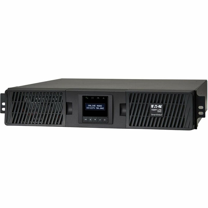 Eaton Tripp Lite Series SmartOnline 3000VA 2700W 208/230V Double-Conversion UPS - 10 Outlets, Extended Run, Network Card Option, LCD, USB, DB9, 2U Rack/Tower Battery Backup - Thumbnail 4