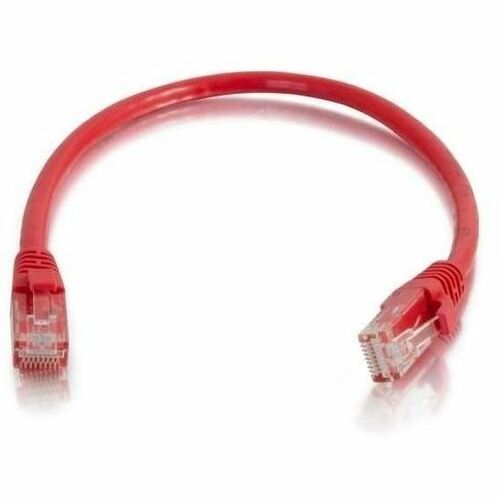 Quiktron Q-Series Patch Cords, CAT6, Booted, Red, 9 FT