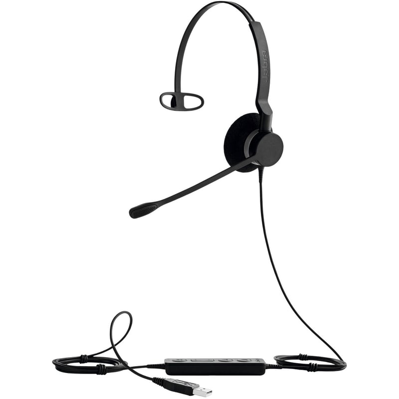 Jabra BIZ 2300 USB MS Wired Mono Headset - Thumbnail 1
