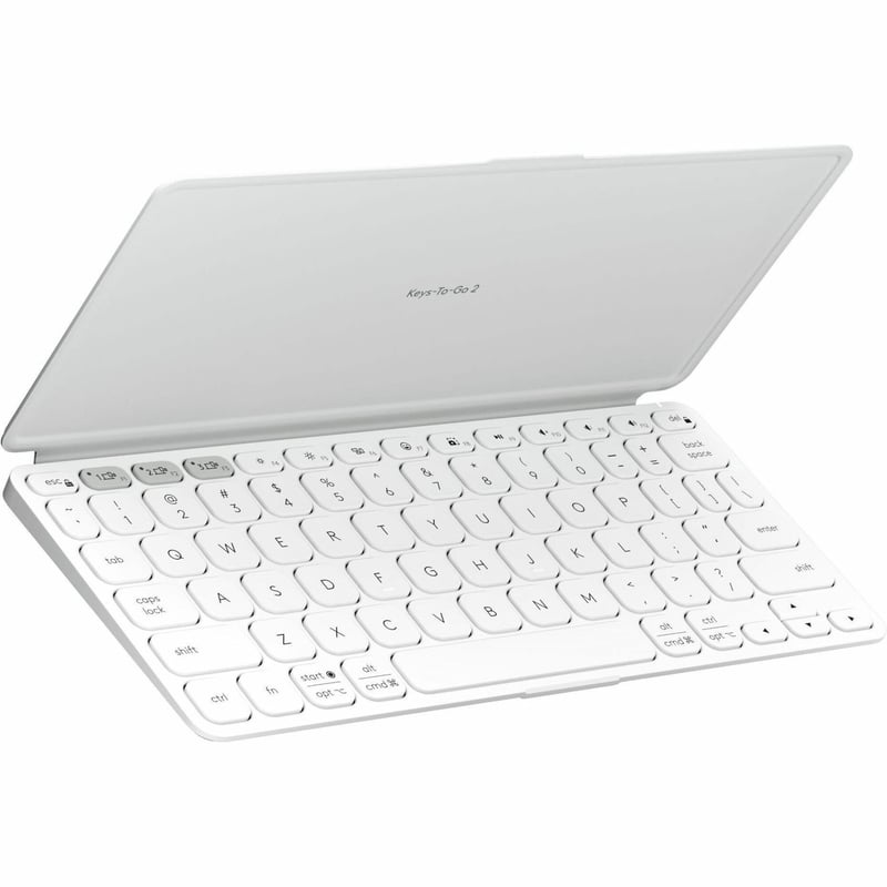 KEYS-TO-GO ULTRA-PORTABLE KEYBO WITH COVER PALE GREY UNIVERSAL - Thumbnail 1