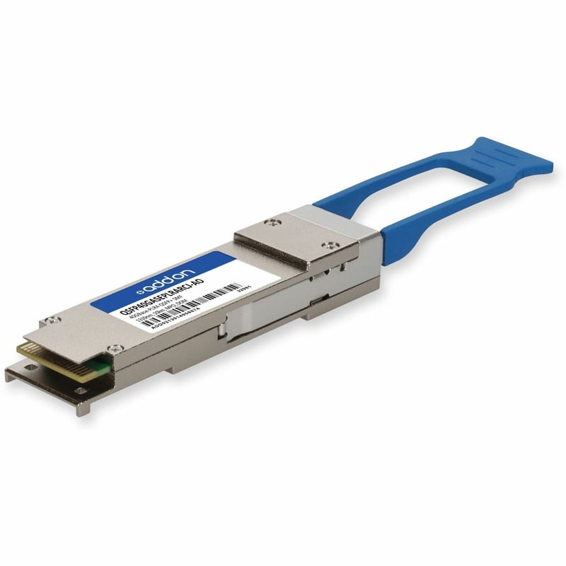 AddOn Cisco, Arista and Juniper Compatible TAA Compliant 40GBase-PLR4 QSFP+ Transceiver (SMF, 1310nm, 10km, MPO, DOM) - Thumbnail 1