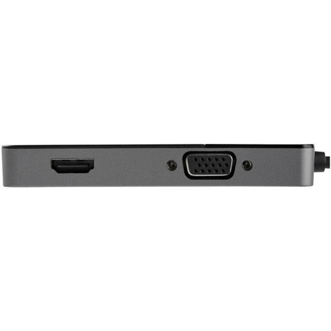 StarTech.com USB 3.0 to HDMI and VGA Adapter -4K/1080p USB Type A Dual Monitor Multiport Display Adapter Converter -External Graphics Card - Thumbnail 3
