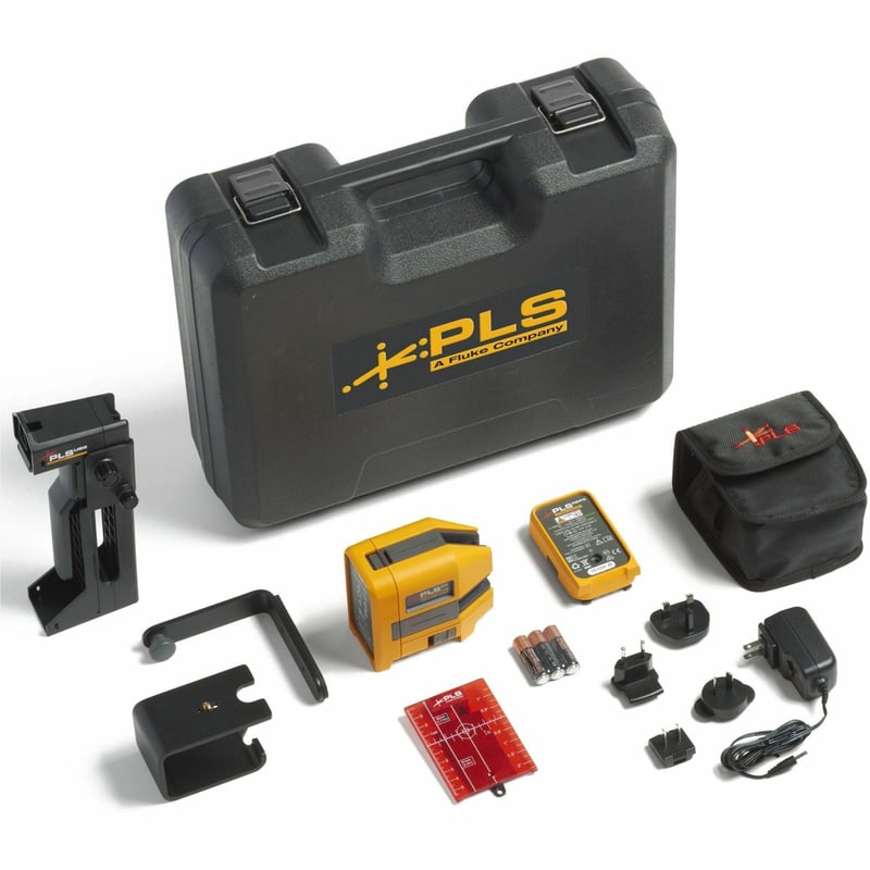 Fluke PLS 6R RBP Point and Cross Line Laser Level Kit - Thumbnail 1