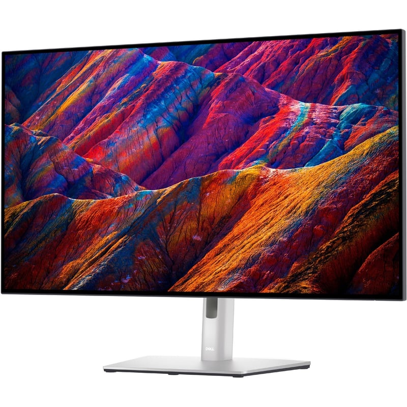 Dell UltraSharp U3223QE 32" Class 4K UHD LCD Monitor - 16:9 - Black, Silver - Thumbnail 1