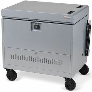 Bretford CUBE Transport Cart with Caddies - TVCT30CAD - Thumbnail 1