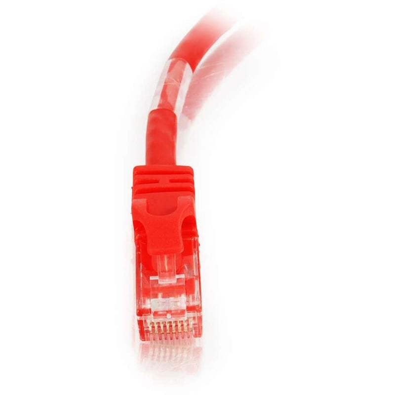C2G 10ft Cat6 Snagless Unshielded (UTP) Ethernet Cable - Cat6 Network Crossover Cable - Red - Thumbnail 2