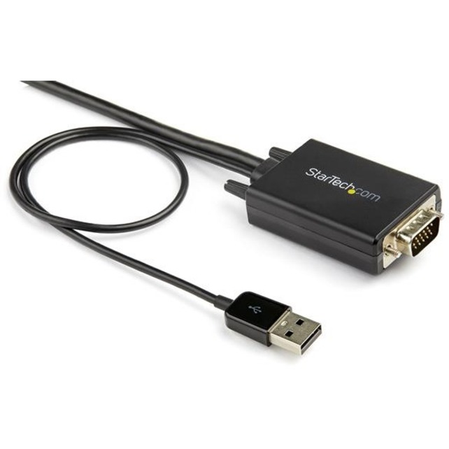StarTech.com 2m VGA to HDMI Converter Cable with USB Audio Support - 1080p Analog to Digital Video Adapter Cable - Male VGA to Male HDMI - Thumbnail 5
