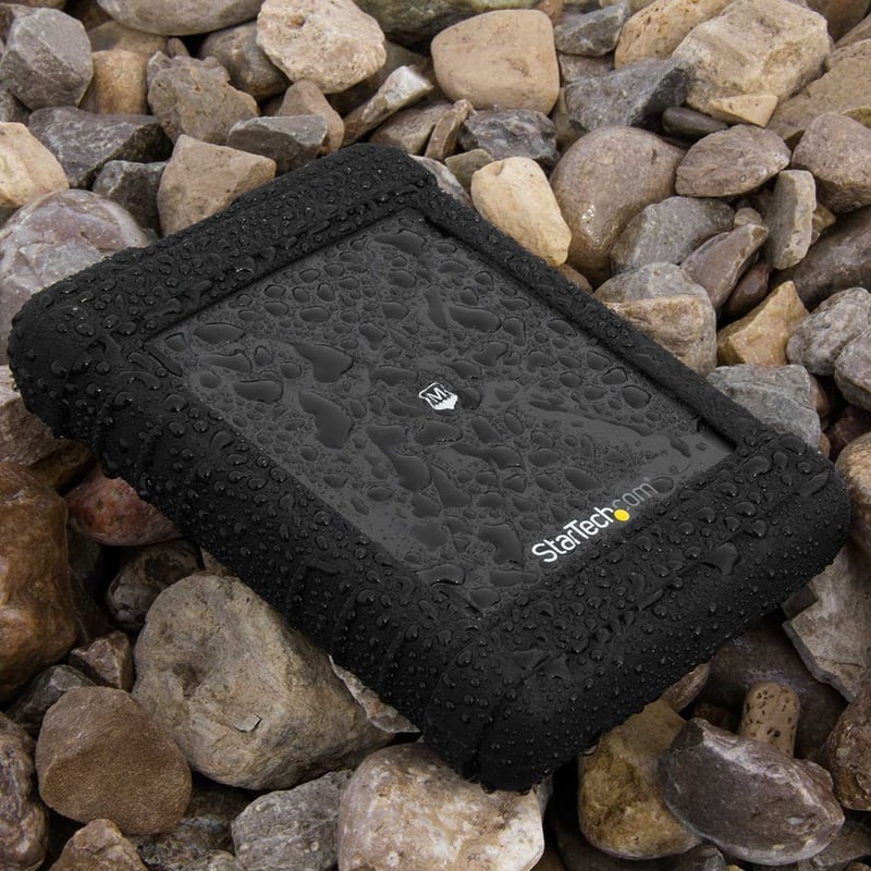 StarTech.com 2.5" USB 3.0 Hard Drive Enclosure " Rugged " Supports UASP " Tool-Less " IP54 " SSD USB External HDD Enclsoure - Thumbnail 5