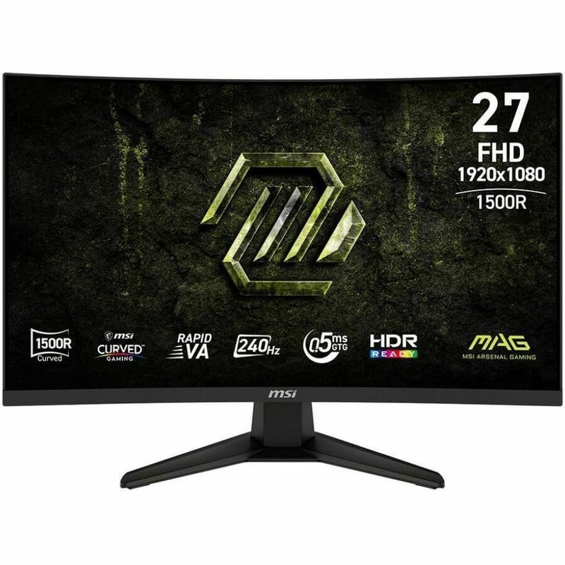 MAG 275CF X24 GAMING MONITOR 27IN RAPID VA 1920X1080 FHD 240HZ - Thumbnail 4