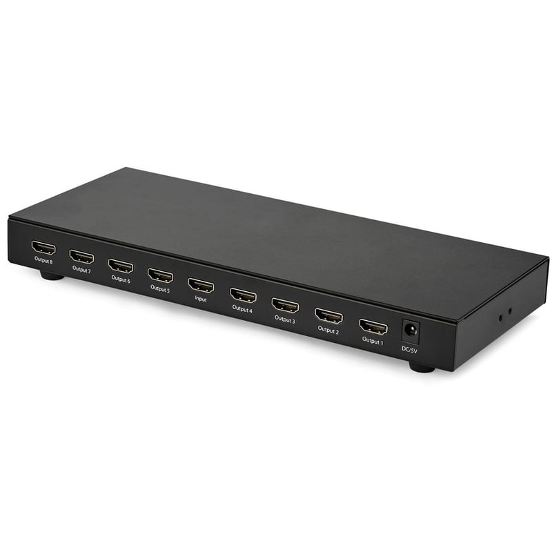 StarTech.com 8-Port 4K 60Hz HDMI Splitter - HDR Support - HDMI 2.0 Splitter - 7.1 Surround Sound Audio - Thumbnail 5