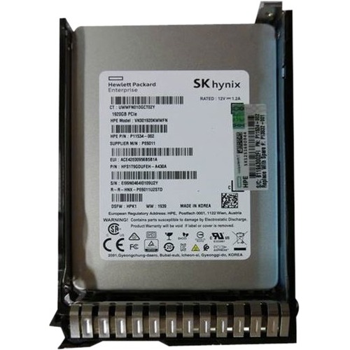 HPE 1.92 TB Solid State Drive - 2.5" Internal - PCI Express NVMe (PCI Express NVMe x4) - Read Intensive