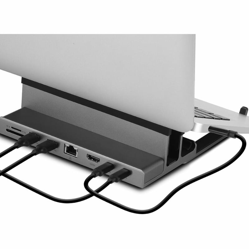 SIIG USB-C Laptop Stand W/ 4K Docking Station - Thumbnail 2