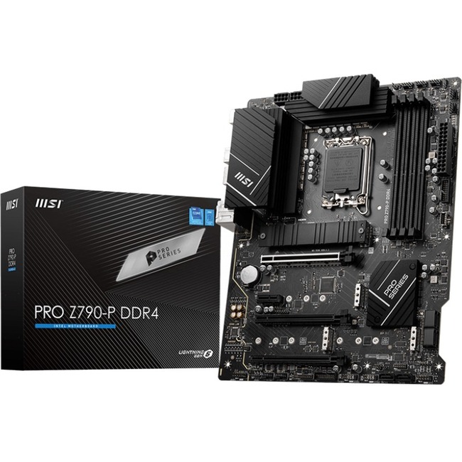 MSI Z790-P WIFI DDR4 Desktop Motherboard - Intel Z790 Chipset - Socket LGA-1700 - ATX - Thumbnail 1