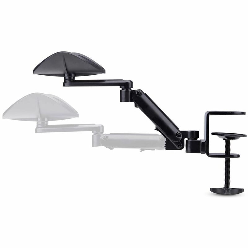 ADJUSTABLE ARM REST FOR DESK CLAMP-ON/NO DRILL INSTALLATION - Thumbnail 2