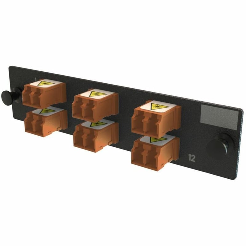 ADPT PANEL OFP 6 KEYED LC DX 12F BROWN MOQ 1