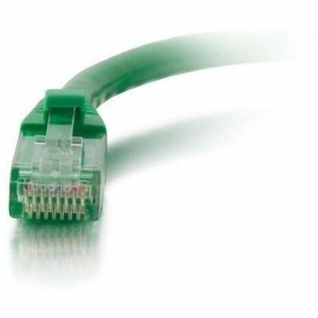 Quiktron 8ft Q-Series Cat6a Snagless (UTP) Ethernet Network Patch Cable, CM Rated - Green - Thumbnail 4