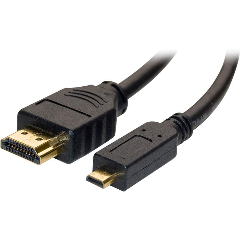 4XEM 10FT Micro HDMI To HDMI Adapter Cable - Thumbnail 1