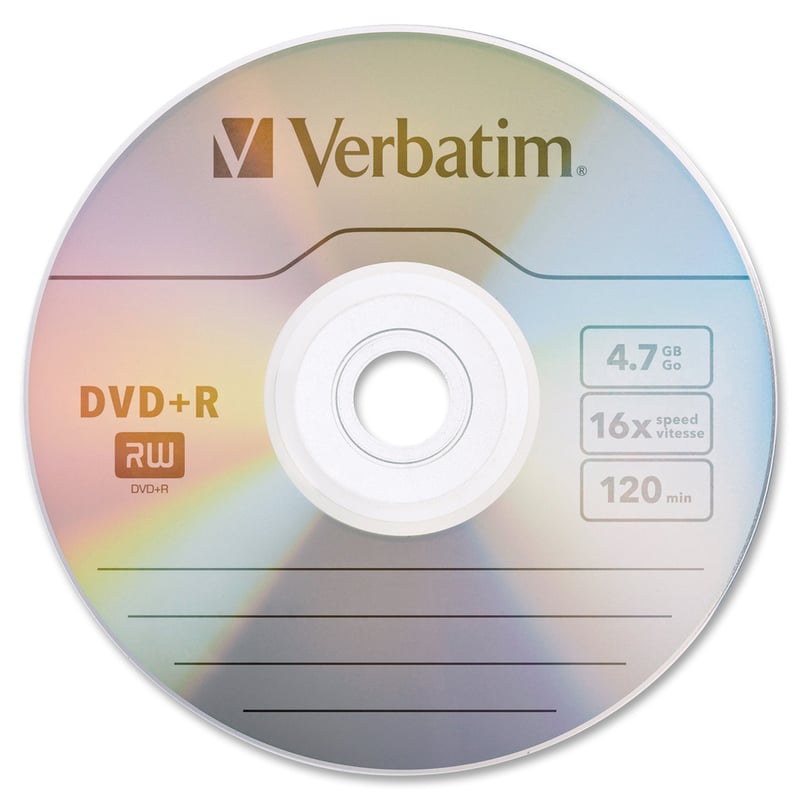 Verbatim 95102 DVD Recordable Media - DVD-R - 16x - 4.70 GB - 100 Pack Spindle - Thumbnail 4