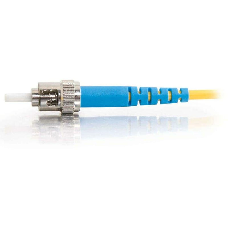 C2G 20m ST-ST 9/125 OS1 Simplex Singlemode PVC Fiber Optic Cable - Yellow - Thumbnail 4