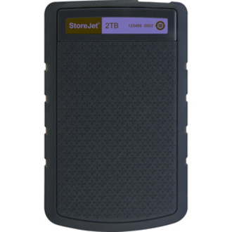 Transcend StoreJet 25H3P 2 TB Portable Hard Drive - 2.5" External - SATA - Purple - Thumbnail 4