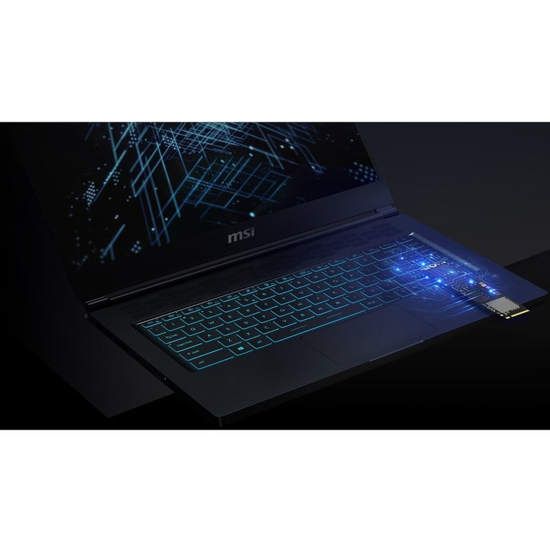 MSI Stealth 15M A11SDK-063 15.6" Gaming Notebook - Full HD - 1920 x 1080 - Intel Core i7 11th Gen i7-1185G7 1.20 GHz - 16 GB Total RAM - 512 GB SSD - Carbon Gray - Thumbnail 2