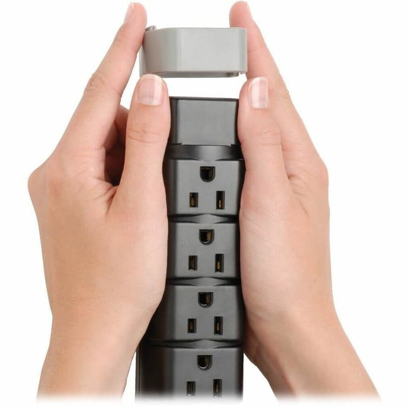 Tripp Lite by Eaton Protect It! 8-Outlet Surge Protector 6 ft. (1.83 m) Cord 2160 Joules Tel/DSL Protection Cord Clip - Thumbnail 3