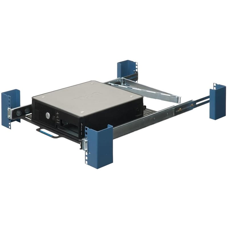 Rack Solutions 1U Dry Sliding Computer Shelf with Cable Management Arm - Thumbnail 5