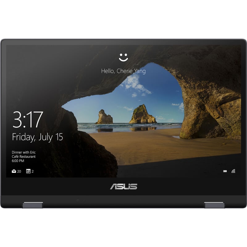 Asus VivoBook Flip 14 TP412 TP412FA-DB72T 14" Touchscreen Convertible Notebook - Intel Core i7 8th Gen i7-8565U - 8 GB - 512 GB SSD - Star Gray Metal - Thumbnail 3