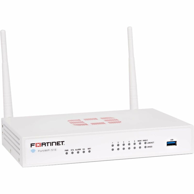 Fortinet FortiWifi FWF-51E Network Security/Firewall Appliance - Thumbnail 1