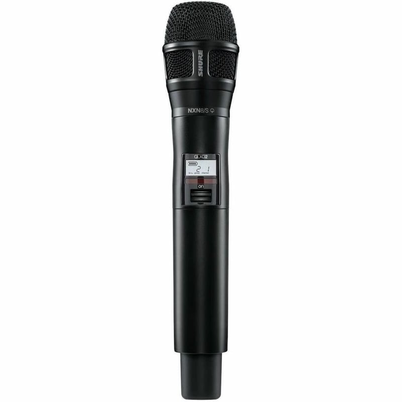 Shure QLXD2/N8S Handheld Transmitter with Nexadyne 8/S Capsule