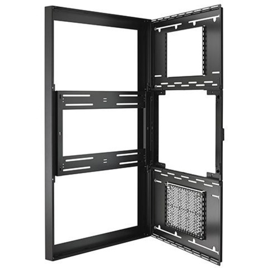 Chief Impact On-Wall Kiosk - Portrait - White - For 70" Monitors - Thumbnail 2