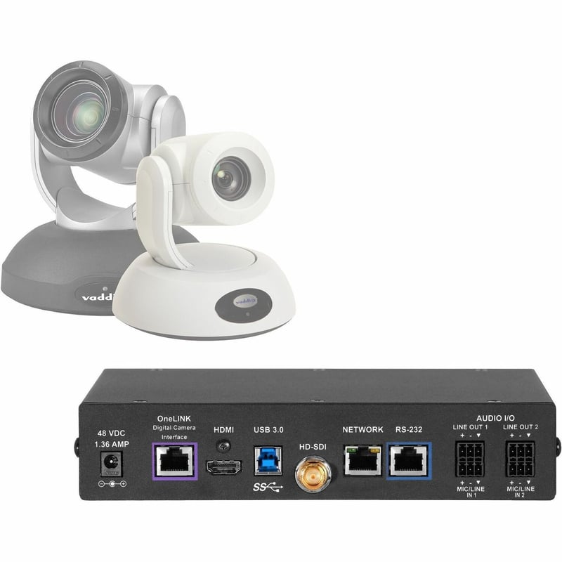 Vaddio Polycom Codec Kit for OneLINK Bridge to Vaddio HDBaseT Cameras - Thumbnail 1