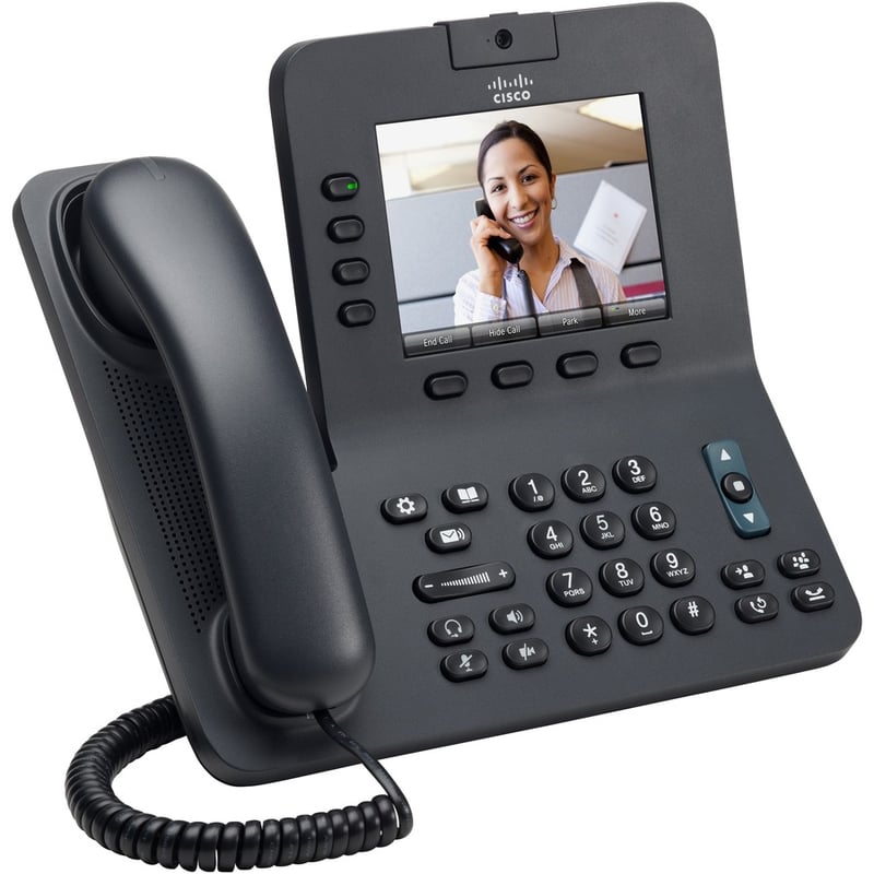 Cisco 8945 IP Phone - Refurbished - Gray - Thumbnail 4