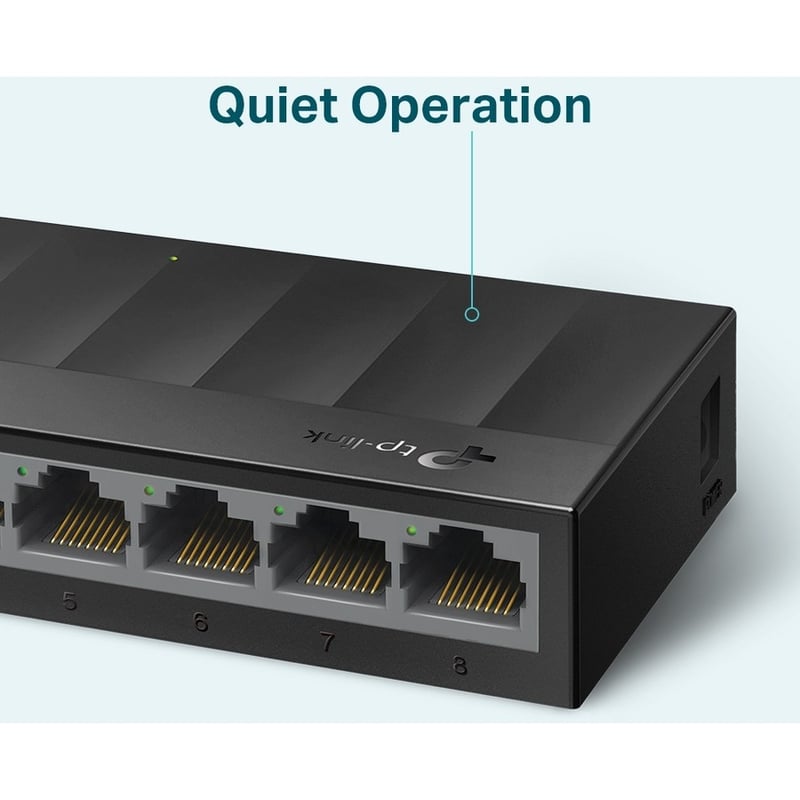 TP-Link LS1008G - Litewave 8 Port Gigabit Ethernet Switch - Thumbnail 2
