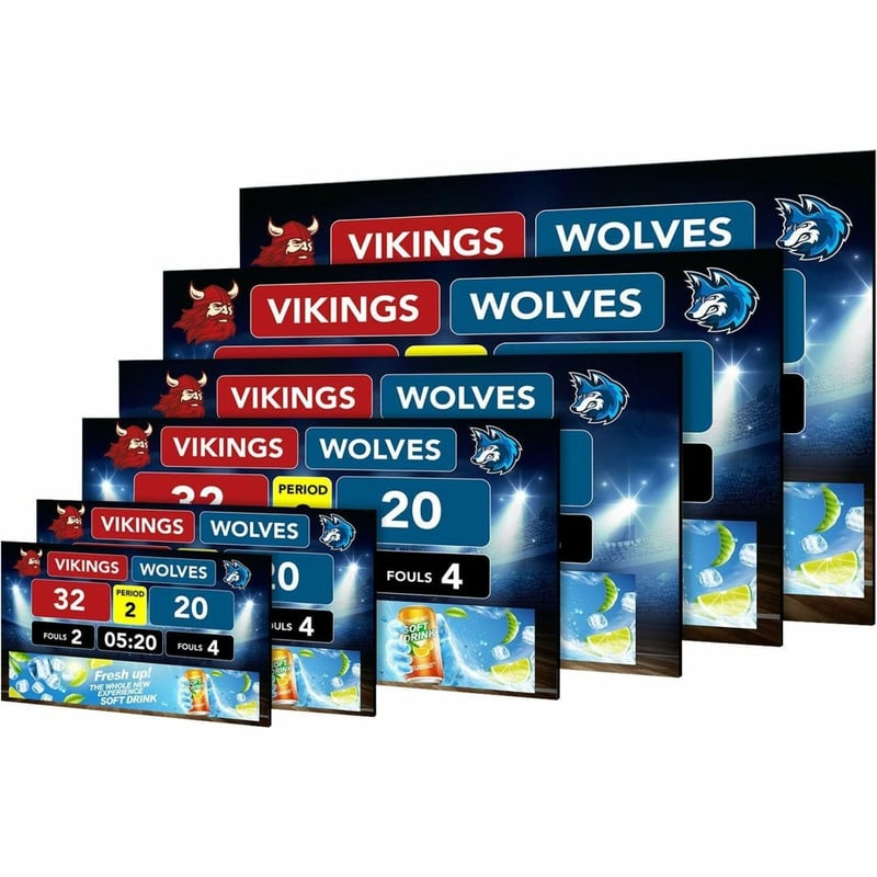 Planar Scoreboard Complete LED Video Boards for Gyms & Arenas - Thumbnail 1