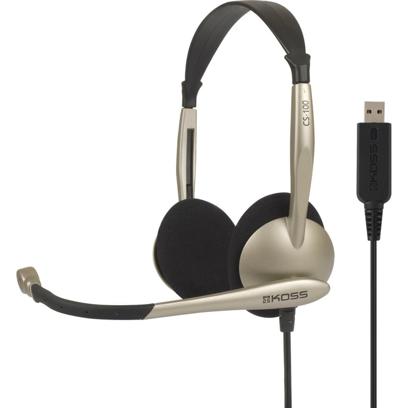 Koss CS100 USB Communication Headsets - Thumbnail 1