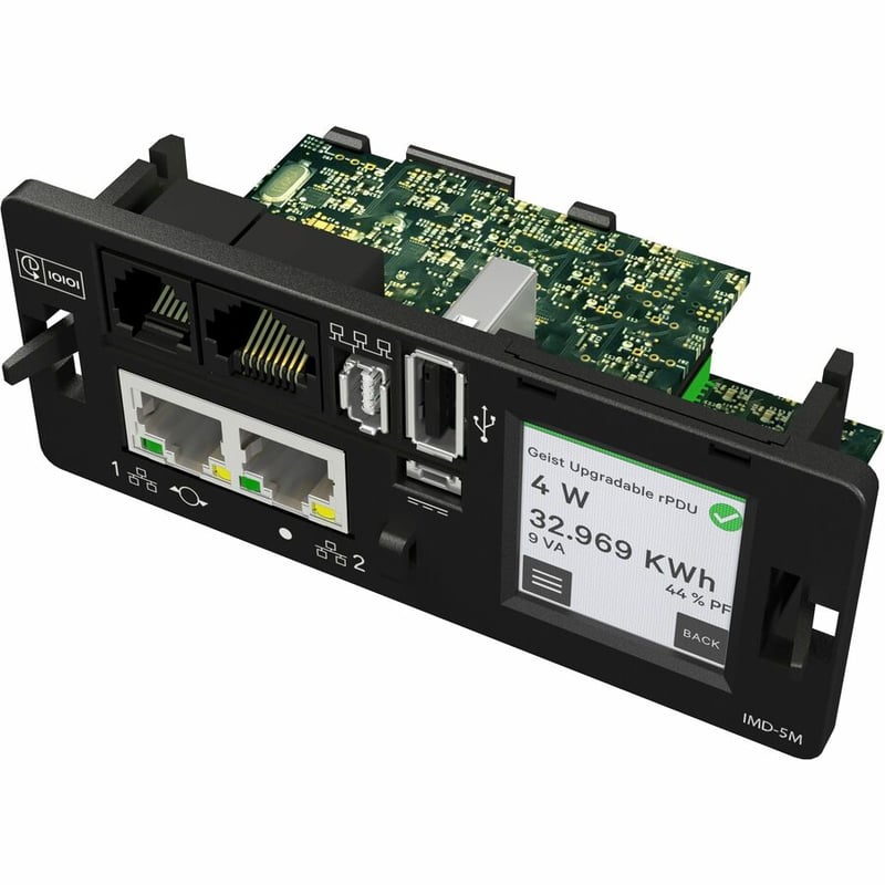 Vertiv Geist Universal Rack PDU with Next-Generation IMD| 32A-63A| 22kW Power Capacity| 208V-415V| (30) Combination C13/C19 outlets | VP4UV0A2 - Thumbnail 3
