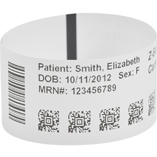 Zebra Z-Band UltraSoft Wristband Cartridge Kit (White) - Thumbnail 2