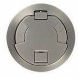 Wiremold 6IN Flush Style TR CVR Assembly SN Tamp Resist Satin Nickel - Thumbnail 1