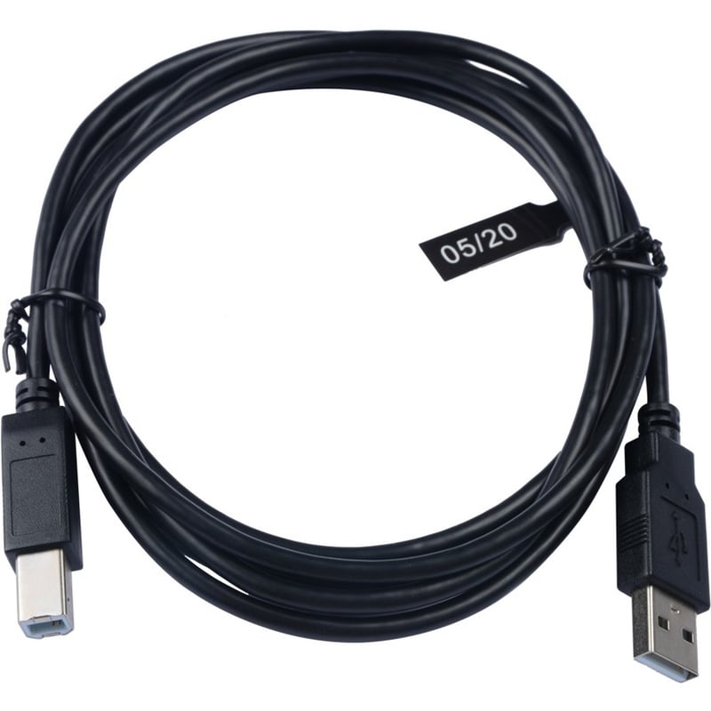V7 Black USB Cable USB 2.0 A Male to USB 2.0 B Male 5m 16.4ft - Thumbnail 4