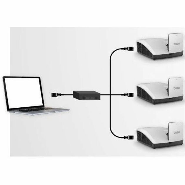 BenQ LH856UST 3D Ultra Short Throw DLP Projector - 16:9 - Wall Mountable - Thumbnail 4