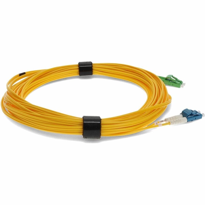 AddOn 4m ALC to LC Yellow OS2 Duplex OFNR (Riser-Rated) SMF Fiber Patch Cable - Thumbnail 2