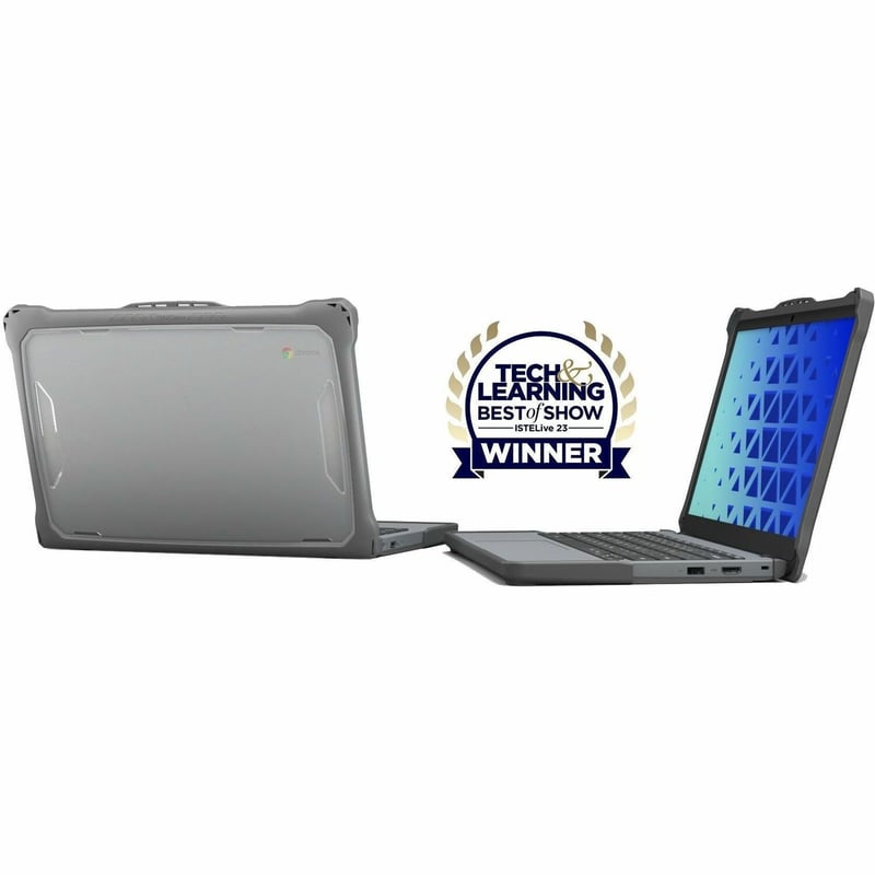 MAXCases, Lenovo Cases, 14, 14 inches, dirt-resistant, shock absorption, durability guaranteed, Lenovo 14e G3, Grey, Clear, Custom Color - Thumbnail 1