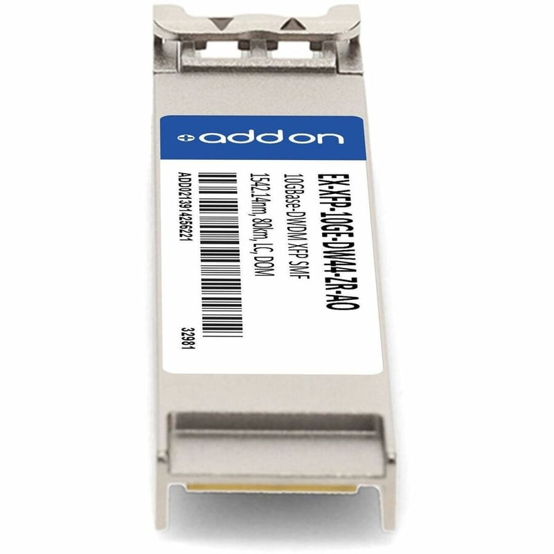 AddOn Juniper Networks® EX-XFP-10GE-DW44-ZR Compatible TAA 10GBase-DWDM XFP Transceiver 100GHz (SMF, 1542.14nm, 80km, LC, DOM) - Thumbnail 4