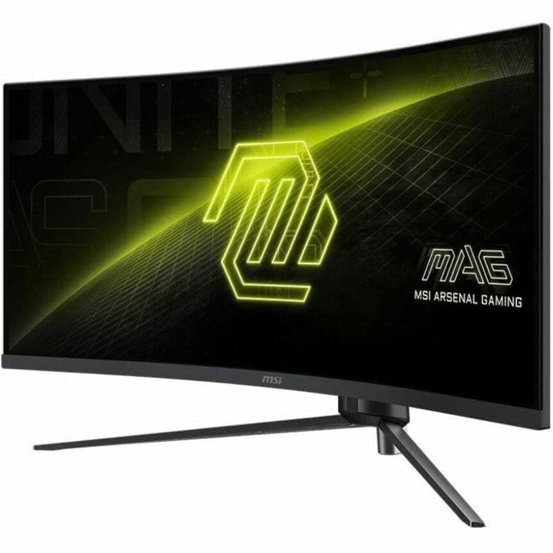 MSI MAG 345CQR 34" Class UW-QHD Curved Screen Gaming LED Monitor - 21:9 - Metallic Black - Thumbnail 2