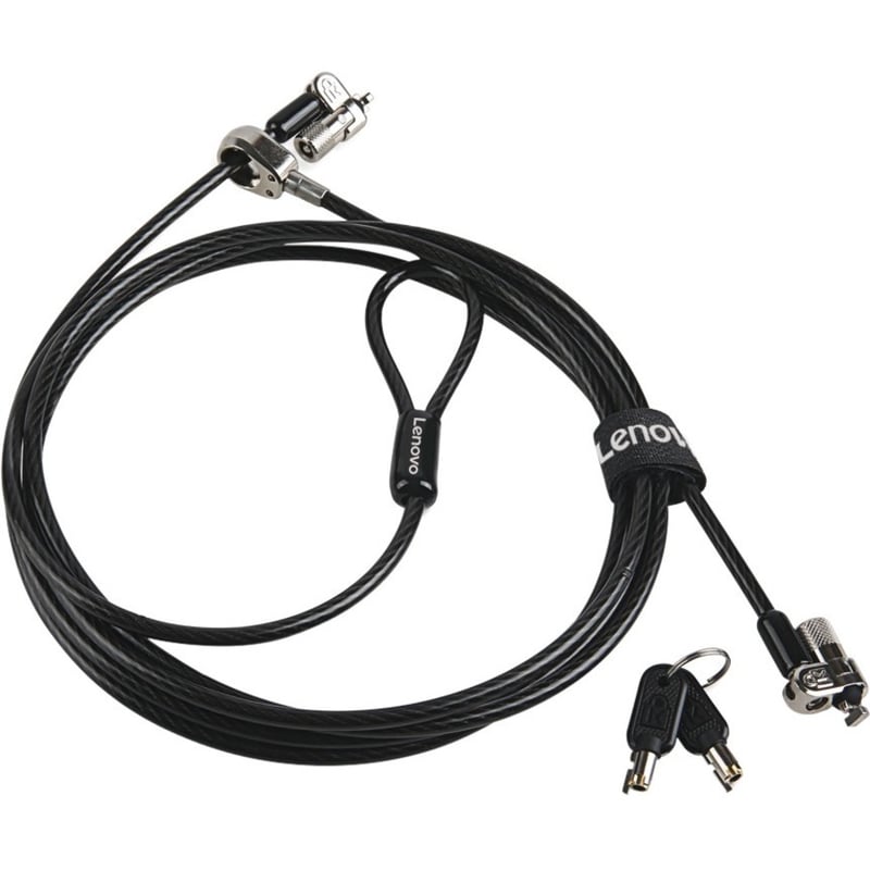 Lenovo Kensington MicroSaver DS 2.0 MasterKey Twin Head Cable Lock - Thumbnail 1